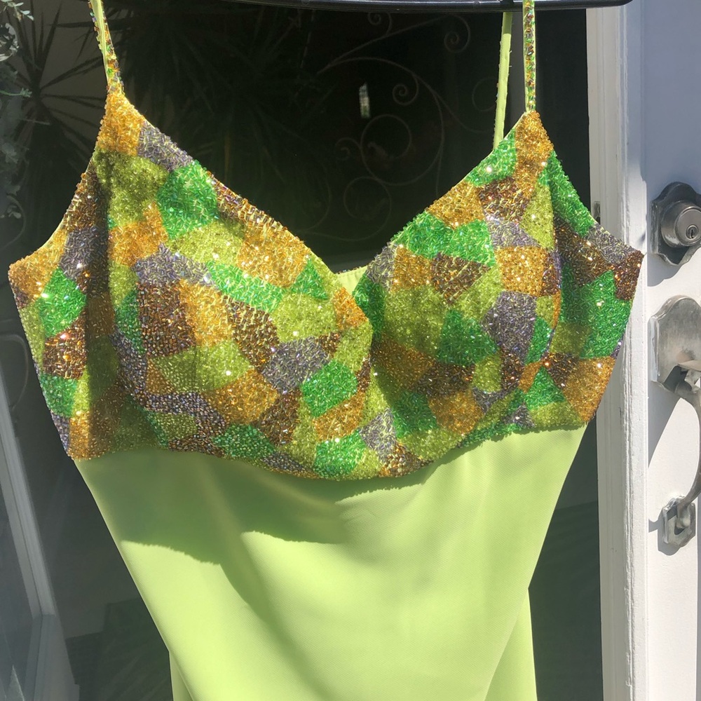 Vintage Beaded Slip Dress